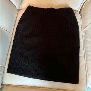 Marrio Serrani Black Woven Skirt